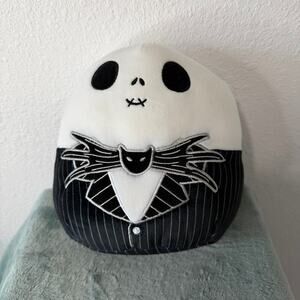 Jack Skellington Nightmare Before Christmas x Squishmallow Plush NWT